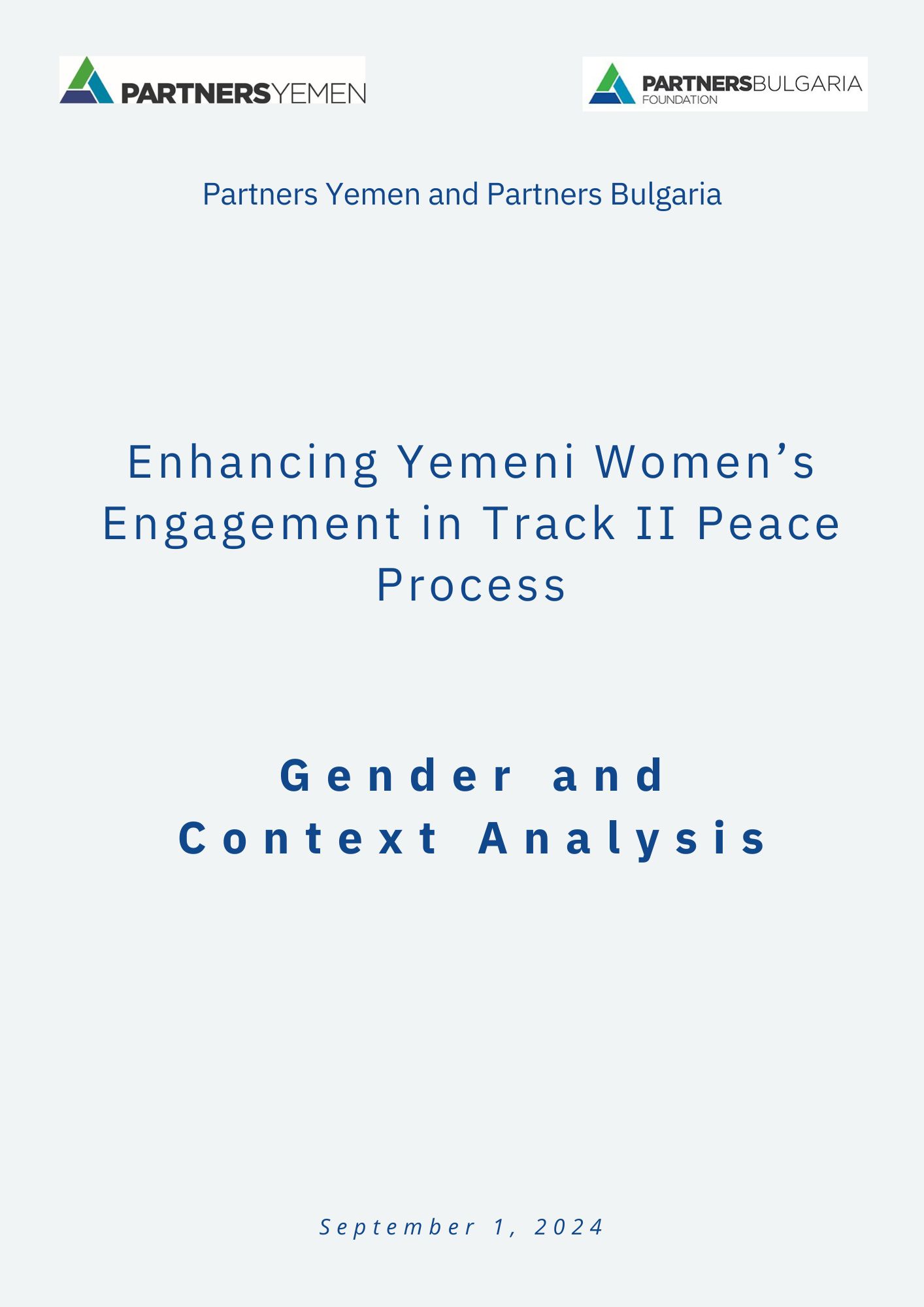 Yemeni Women Public Participation: Gender and Context Analysis